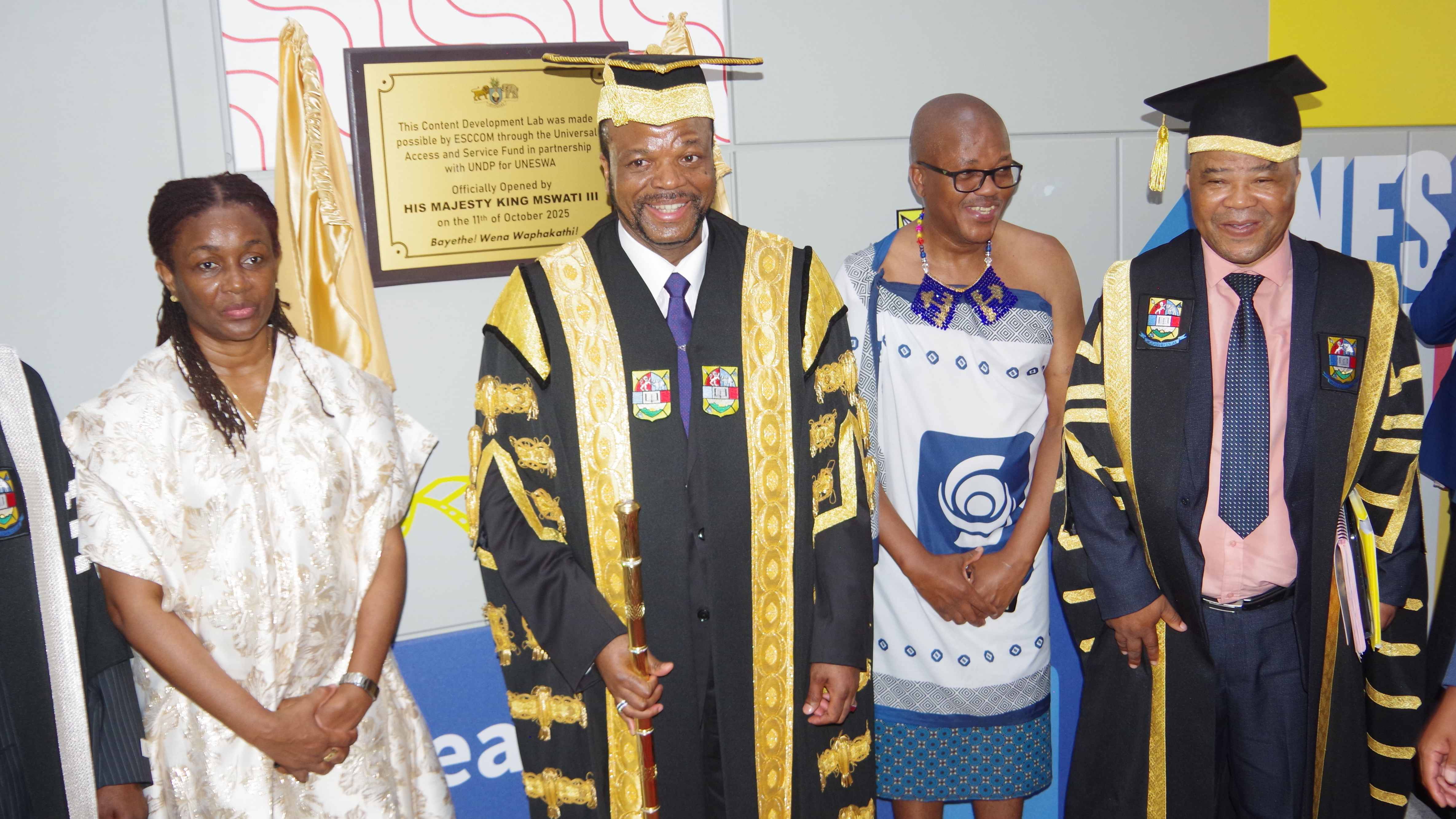 King wants UNESWA content lab to produce billionaires